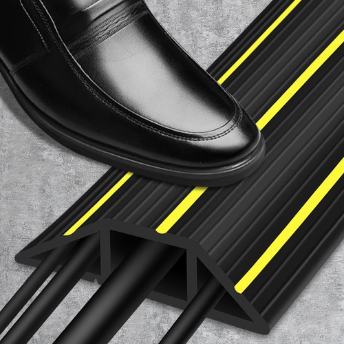 Floor cable cover - floor, rubber