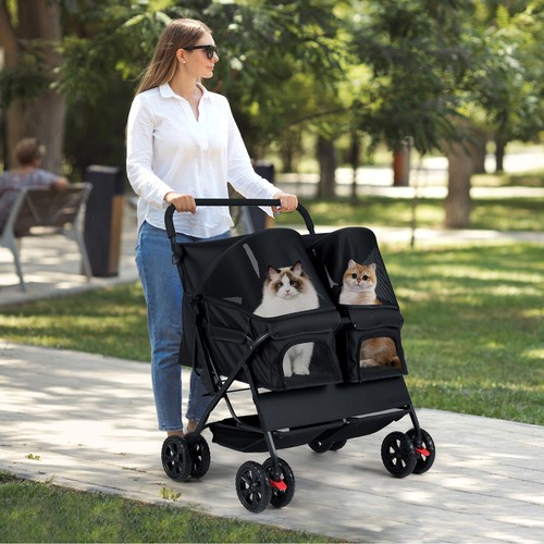 Dog walk jogger seater - dog, 2-seater