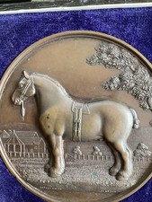 Bronze Medal Awarded By The Clydesdale Horse Society Of Great Britain.