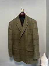 Hugo James, Valley Mills-men’s Tweed Blazer /coat /racing coat -size 48” 36”long