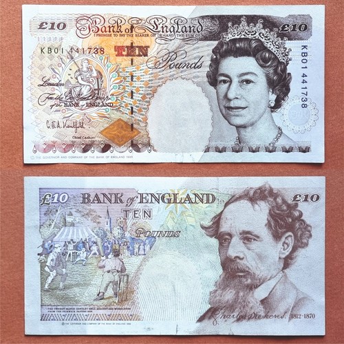 Old paper 10 - -, £10
