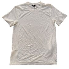 Mens Allbirds Training T Shirt Size Small Off White Merino Wool Blend Gym 