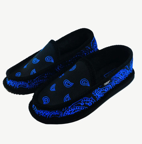Black royal blue bandana - blue,