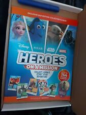 sainsburys disney heroes on a mission completed book 144 cards 2021