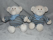 Next bear soft toy TWO blue