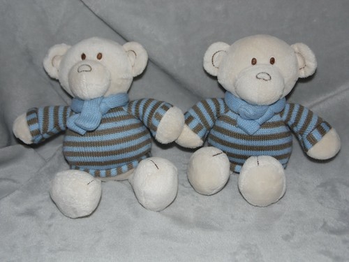 Next white bear soft toy - , two