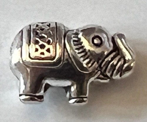 Tibetan silver elephant - elephant, charms
