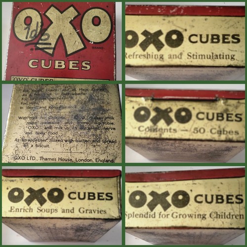 Vintage oxo cubes advertising - oxo,
