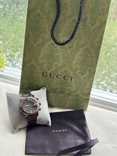 Gucci G-Chrono Chronograph Brown PVD Steel brown Dial Quartz Mens Watch YA101341