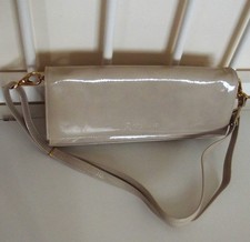 PETER KAISER BEIGE COLOUR LOGO DETAIL SMALL SHOULDER HANDBAG