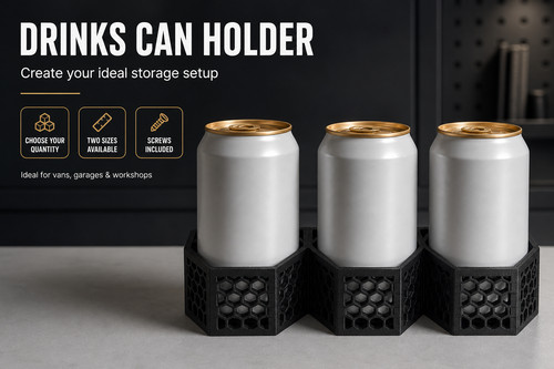 Wall mounted drinks can - wall,