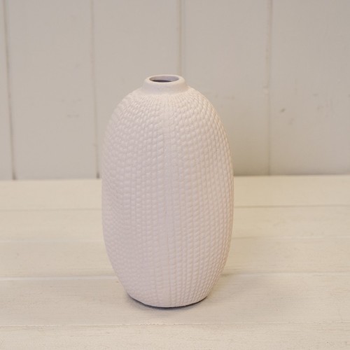 Textured sculptured vase - textured/sculptured,