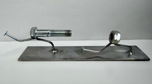 Bolt chasing nut welded metal - bolt,