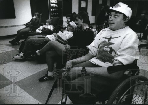 1994 press photo fundraising - press,