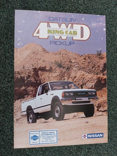 Datsun 4wd king cab pickup - datsun,