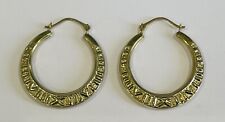 9ct Gold 375 Creole Earrings