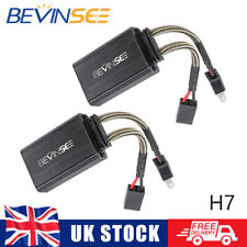 2x H7 LED Headlight Canbus Error Free Load Resistors Decoder 50W Anti Flicker