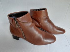 Ara Leather Ankle Boots Size