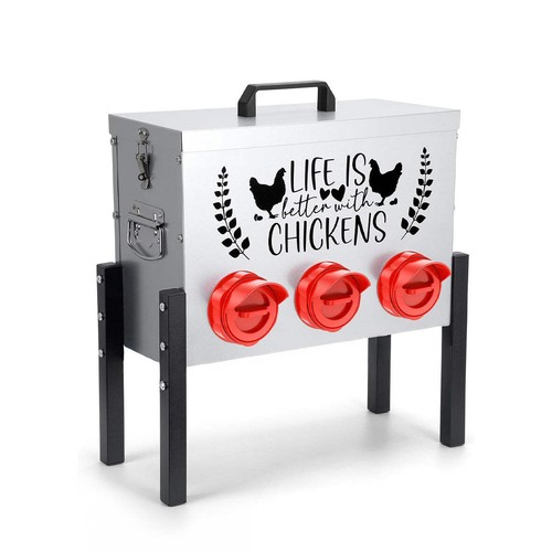 Metal chicken feeder - chicken, –