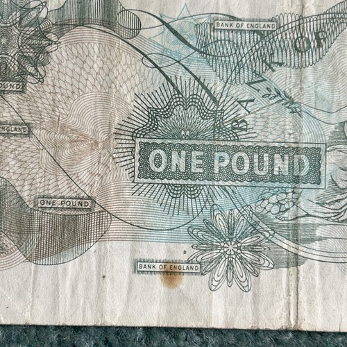 Rare one pound note - , r