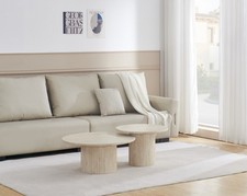 Coffee table set round - coffee, 2