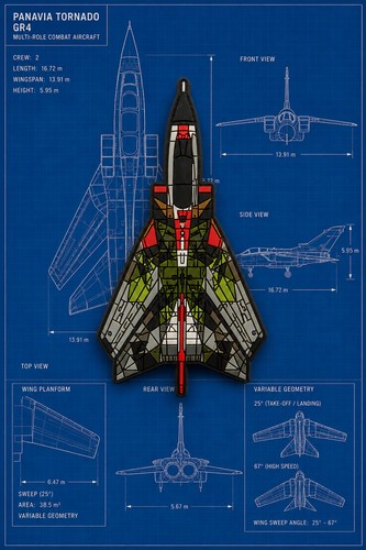 Pvc patch panavia tornado - patch,