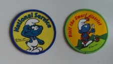 VINTAGE SMURF SEW ON PATCH LOT