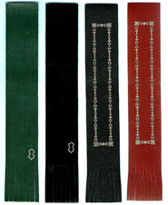 Geometric Symbol Leather Bookmark Plain Brown Black QUALITY Gifts x Him Man Her