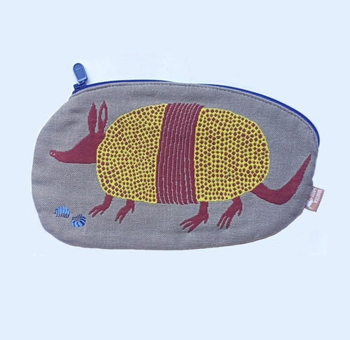 Zip pouch - pouch, (armadillo)