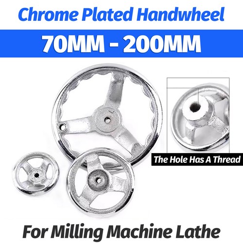 Chrome plated handwheel round - chrome,
