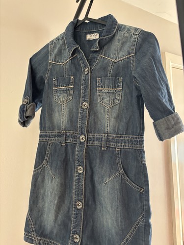 Next girls denim dress age - denim,