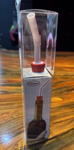 Bendy straw wine server - bendy,