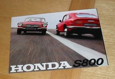 Honda S800 Brochure Coupe & Convertible 1968-1969