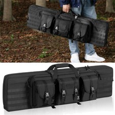 Heavy Duty Tactical Rifle Gun Case Bag Black/Green/Tan Carrying Backpack Outdoor