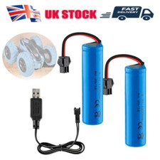 2 Pack 3.7 Volt Rechargeable