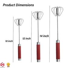 Semi-Auto Eggs Whisk Stainless