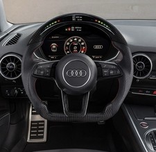 Audi TT TTRS R8 LED Steering Wheel Carbon Fibre And Leather
