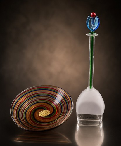 Murano glass pieces - glass, with