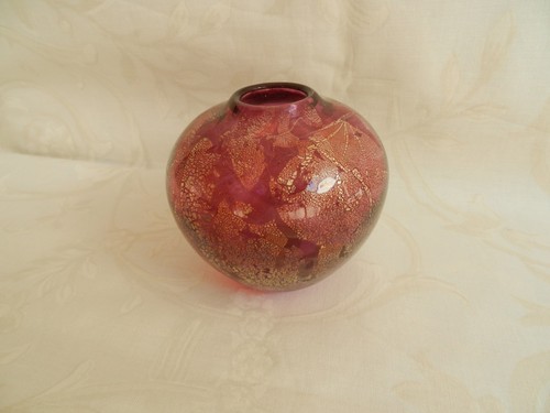 Isle wight glass - isle, pink&gold