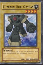 Elemental HERO Clayman Common Starter Deck: Jaden Yuki YSDJ-EN007 Yugioh TCG