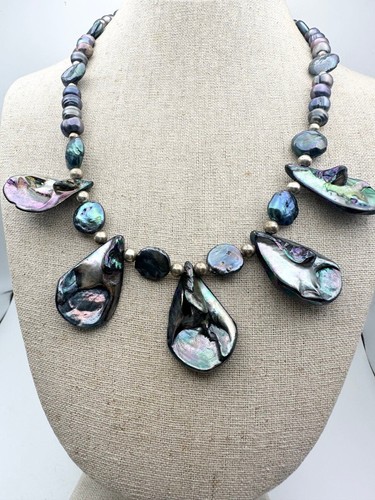 Abalone shell black - , pearl