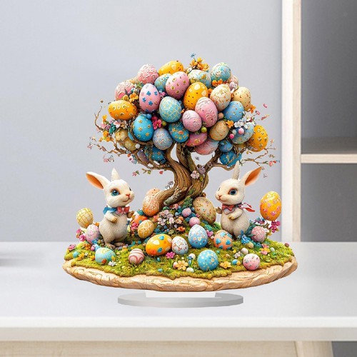Easter bunny ornament decor - easter,
