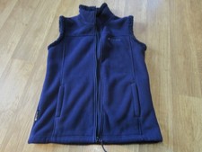 Womens navy Mountain Warehouse fleece body warmer gilet size 12