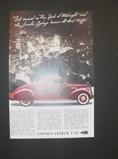 Lincoln Zephyr V-12 "Artwork