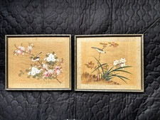 VINTAGE CHINESE SILK PAINTING