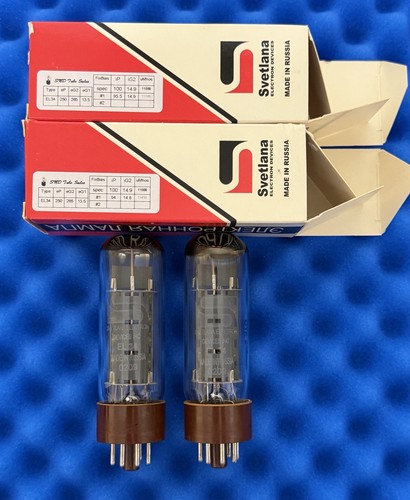 Two svetlana el34 - tubes, /year