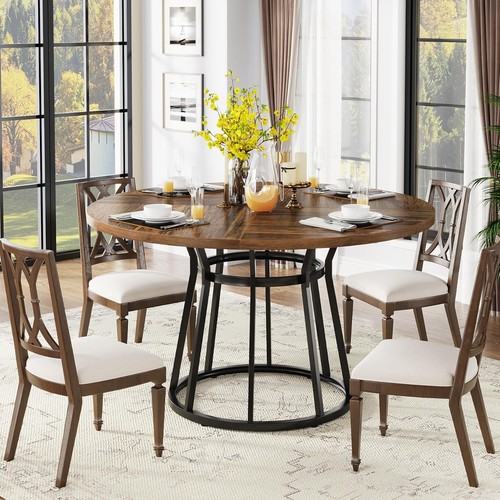 Round dining table - round, for