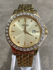 Ladies gold seiko - ladies, diamond