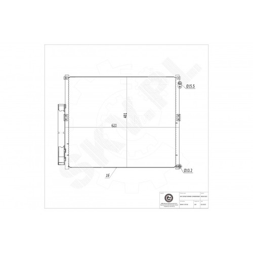 Air conditioning condenser for - conditioning,