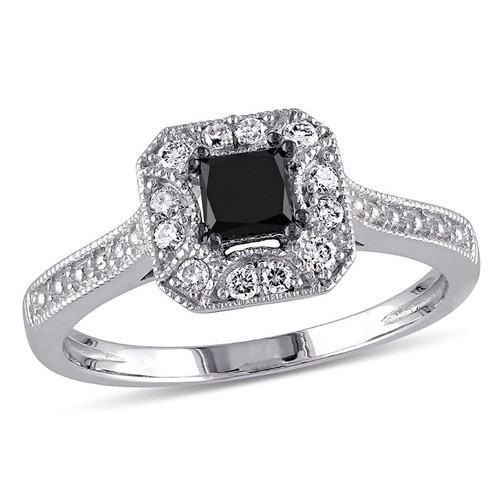 00ct princess halo black - 2.00ct,